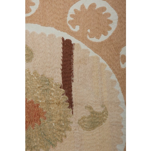 1960s Suzani Wall Hanging Decor For Sale - Image 9 of 11