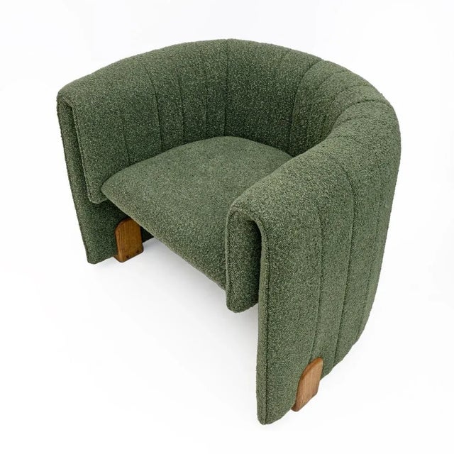 Italian Bouclè Armchairs, 2000s, Set of 2 For Sale - Image 4 of 12