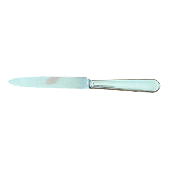 Early 20th Century Puiforcat Sterling Silver Knife For Sale
