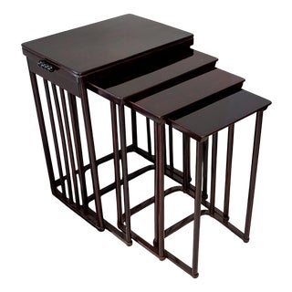 Art Nouveau Nesting Tables from Josef Hoffmann, 1906, Set of 4 For Sale