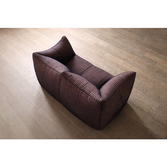 1960s Le Bambole Sofa in Buffalo Leather by Mario Bellini for B&B Italia, 1970s For Sale - Image 5 of 12