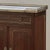 Auburn Antique French Louis XVI Mahogany Cabinet With Carrara Marble Top and Brass Gallery For Sale - Image 8 of 18
