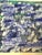 Abstract oil on stretched canvas textured painting in shades of blue, turquoise and white. Unframed with finished sides....