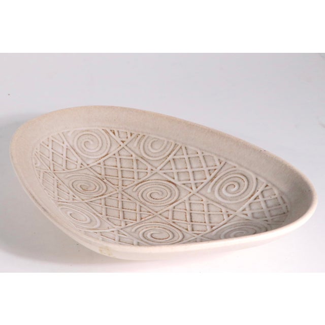 Mid Century Ethno Pottery Bowl Made in Germany by Jasba C. 1960's For Sale - Image 9 of 9