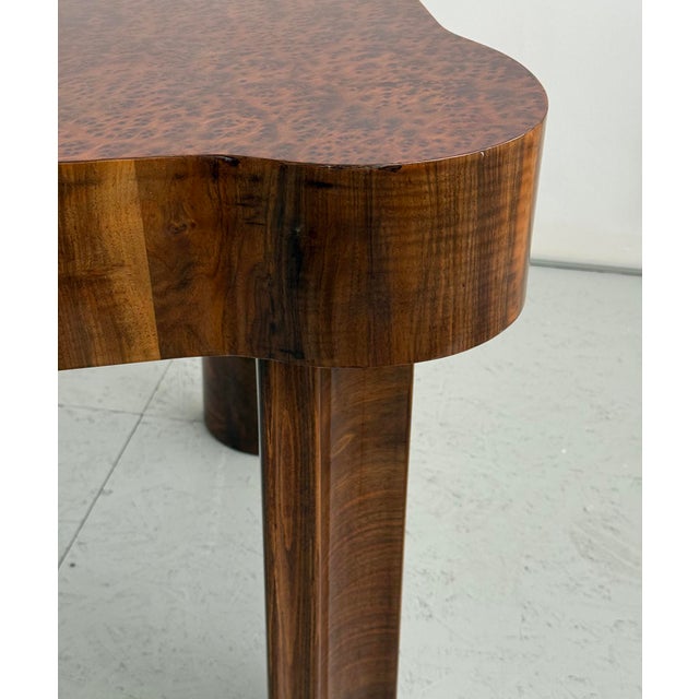 Brown Art-Deco Walnut Folding Dining Table, 1930s For Sale - Image 8 of 12