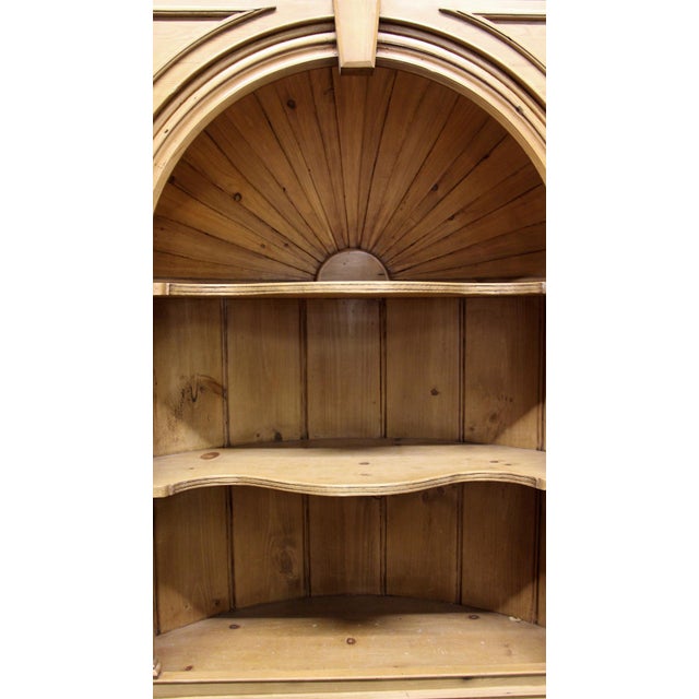 Traditional Early 20th Century Georgian Revival Knotty Pine Alcove Cabinet For Sale - Image 3 of 13