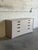 In Style of Henredon Painted Walnut Dresser Lowboy Mid-Century Modern 1960s For Sale - Image 4 of 10