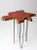 Wood Mid Century Live Edge Wood Side Table For Sale - Image 7 of 13