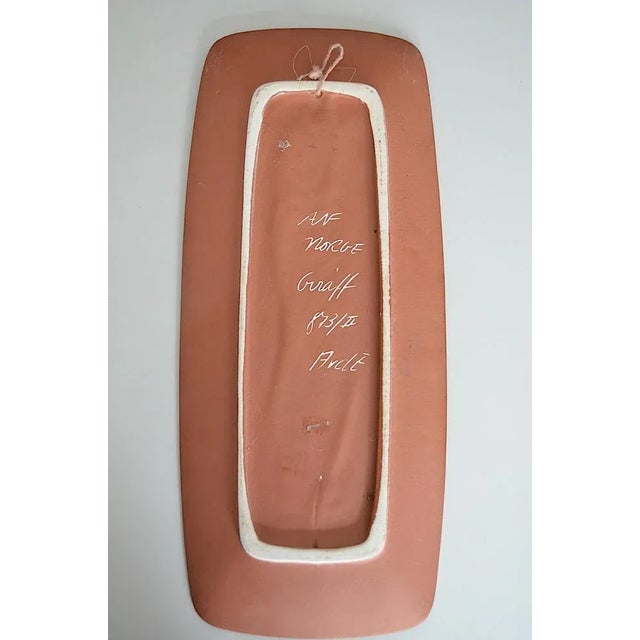 Mid-Century Wall Plate by Arnold Wiigs, Norway, 1950s For Sale - Image 4 of 5