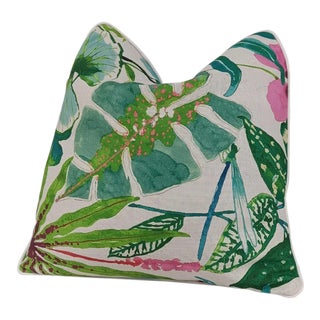 Mill Creek Jungle Creek Linen "Granada Down Filled Pillow For Sale
