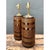 Mid-Century Modern Vintage Geometric Pattern Ceramic Lamps - a Pair For Sale - Image 3 of 12