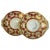 Victorian Red and Gold Plates - a Pair For Sale In New York - Image 6 of 6