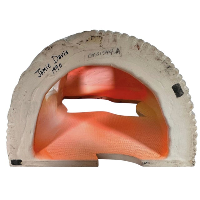 1990s Jamie Davis (B. 1945) Untitled, Architecture of Clay Sculpture - Set of 2 For Sale - Image 15 of 15