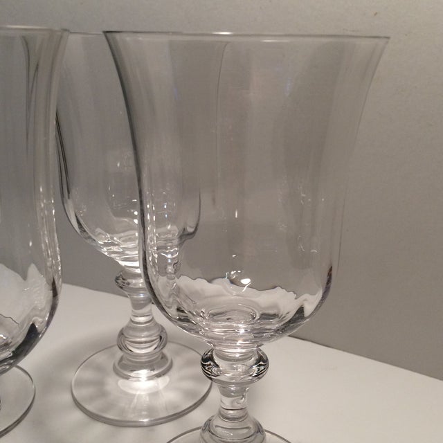 Vintage Crystal Mikasa "French Country" Water Goblets S/4 Chairish