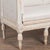 Wood Early 19th Century White Swedish Gustavian Bench Settee With Egg and Dart Carving For Sale - Image 7 of 13
