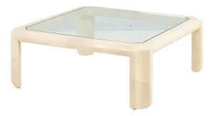 Karl Springer Goatskin Coffee Table, 1970