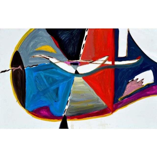 1960s Horizontal Abstract #4 by Leslie Luverne Anderson For Sale In Monterey, CA - Image 6 of 6