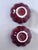 Vintage Art Deco Robinson Ransbottom American Art Pottery Burgundy Ceramic Tea Pot Set For Sale - Image 11 of 12