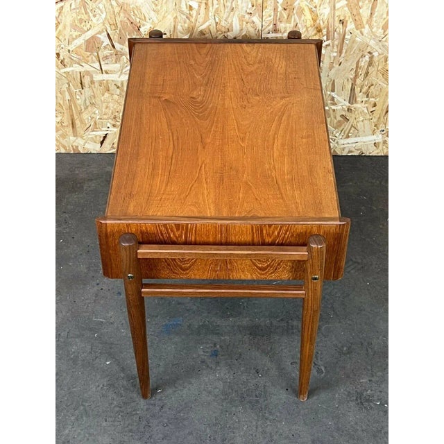 Mid-Century Danish Teak Sewing Box Side Table For Sale - Image 12 of 13