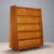Brown Vintage Italian Bookcase in Maple Veneer, 1960s For Sale - Image 8 of 9