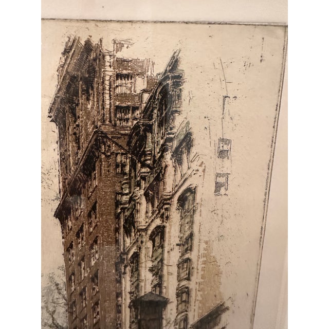 Traditional 1920s Signed Luigi Kasimir Etchings - Set of 2 For Sale - Image 3 of 17