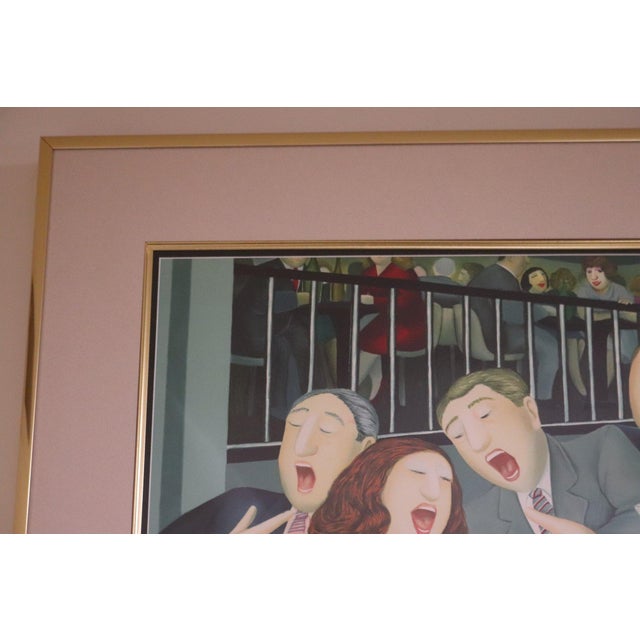 Olive Late 20th Century “Big Olives, Little Olives” Serigraph by Beryl Cook - Framed For Sale - Image 8 of 10