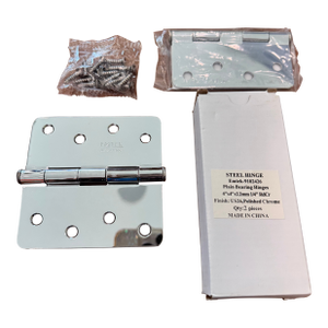 Emtek Steel Hinge 4"x4" Polished Chrome # 9102426 (46 Pieces)