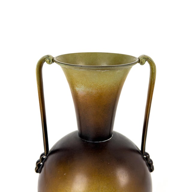 Gunnar Ander Brass Vase by Gunnar Ander for Ystad Metall, Sweden, 1939 For Sale - Image 4 of 7