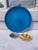 Art Deco Art Deco Oversized French Aqua Blue Platter Edmond Lachenal For Sale - Image 3 of 8