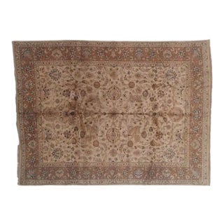 1960s Persian Tabriz Rug 9'9" X 13'4" For Sale