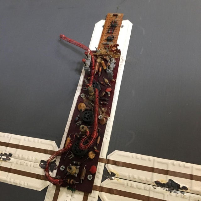 Abstract "Tronic Cross" Artography Large Mixed Media Sculpture by Pasqual Bettio For Sale In Los Angeles - Image 6 of 6