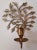 Vintage Brass Tree of Life Sconces Pair Hollwood Regency For Sale - Image 4 of 7