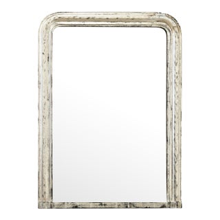 Mid 19th Century French Silver Gilt Louis Philippe Mantel Mirror For Sale