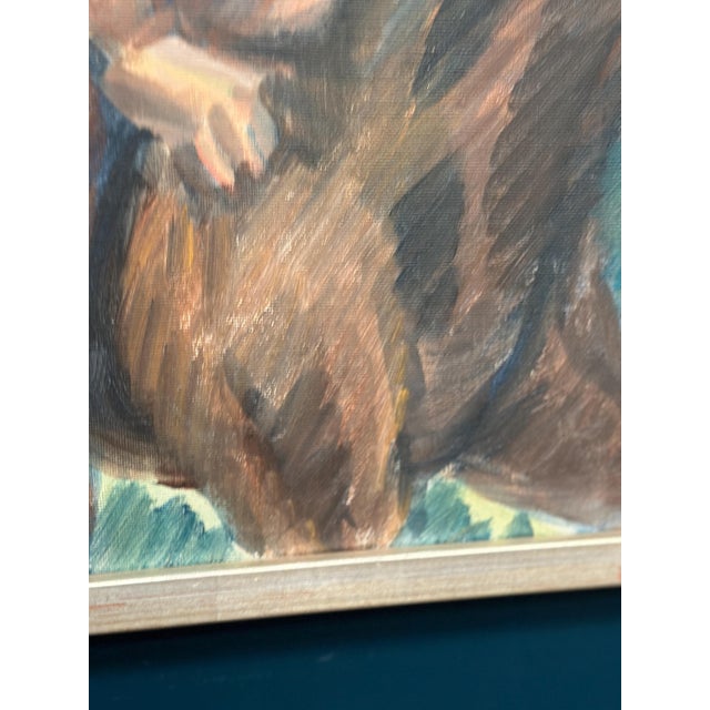 Ebbe Höglund, Horse Rider, 1950s, Oil on Canvas, Framed For Sale - Image 5 of 12