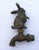 Vintage Natural Patinated Bronze and Brass Rabbit Garden Water Spigot For Sale - Image 4 of 8