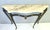 Metal Mid-Century Bronze Console Table with Portuguese Pink Marble Top, 1960s For Sale - Image 7 of 13