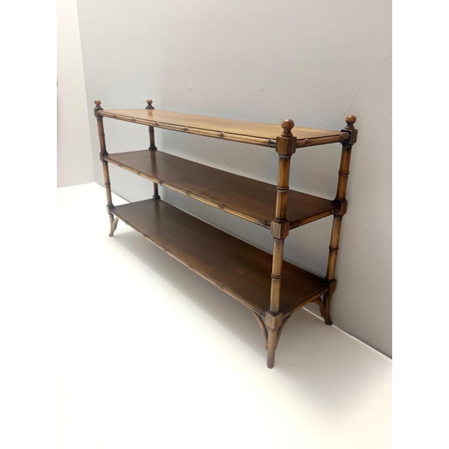 Rectangular Etagere or Console Table from Durmast, Italy, 1950s For Sale - Image 6 of 11
