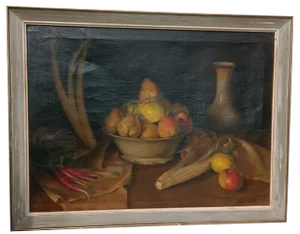 Esteban Gomez Esteve, Still Life, Late 1800s, Oil on Canvas
