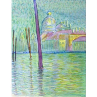 Watercolor Landscape - Venice For Sale