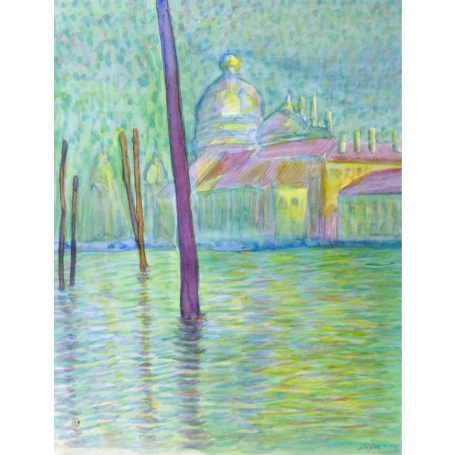 Watercolor Landscape - Venice For Sale