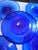 Mexican Collection of Vintage Cobalt Blue Hand Blown Glass Charger Plates From Mexico For Sale - Image 3 of 11