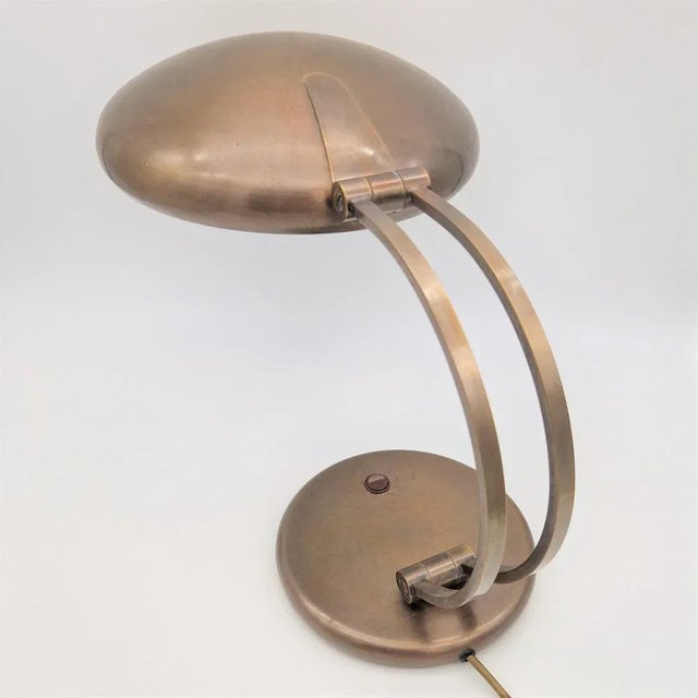 Bronzed Table Lamp from Egon Hillebrand, 1975 For Sale - Image 9 of 11
