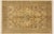 Beige Shabby Chic 1990's Tabriz Pak-Persian Beige/Green Wool Rug - 4'2'' X 6'4'' For Sale - Image 8 of 9