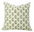 Fabdivine Boho Style Block Printed Pillow Cover 16x16 Inch Duck Canvas-Coastal Tulip For Sale