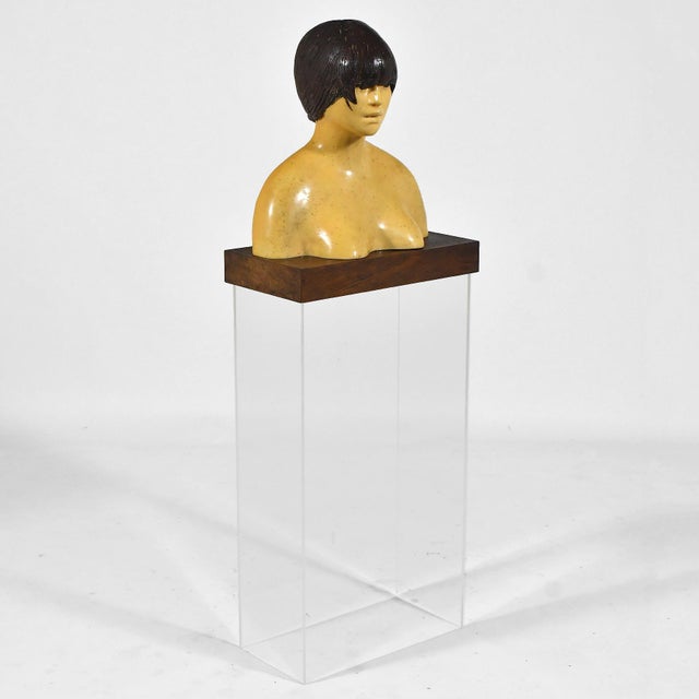 Frank Gallo Female Bust Sculpture For Sale - Image 11 of 12