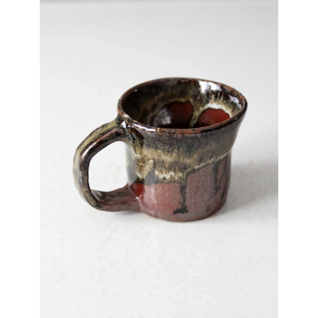Ceramic Vintage Studio Pottery Mug For Sale - Image 7 of 11