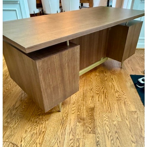 2020s New Mid-Century Modern Enterprise Desk by Uttermost/Revelation For Sale - Image 5 of 12