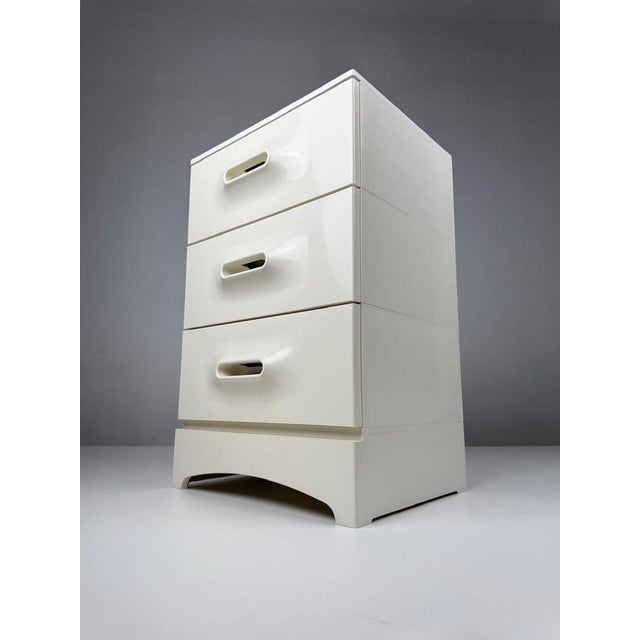 Vintage Chest of Drawers by Marc Held for Prisunic, 1970s, Set of 2 For Sale - Image 12 of 13