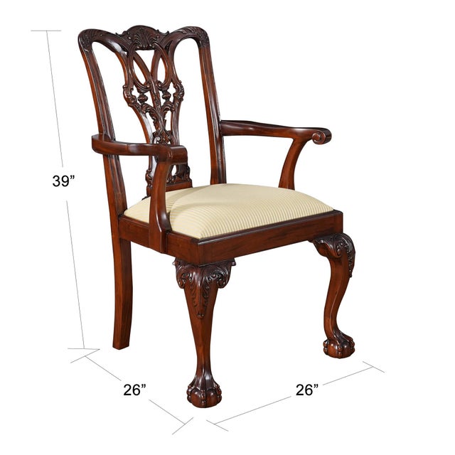 The Fenton Mahogany Chairs by Niagara Furniture features 2 arm chairs and 8 side chairs. The chair backs are fully...