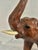 Animal Skin Vintage Leather Wrapped Elephant Model or Figurine For Sale - Image 7 of 12